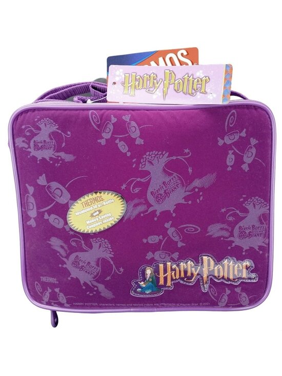 Warner Bros. Other - Vintage Harry Potter Hermione Purple Botts Beans Vintage Lunch Bag Thermos New
